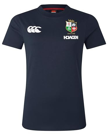 Canterbury Jersey di Cotone da Donna, British And Irish Lions, Zaffiro Scuro, 46