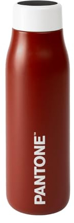 Pantone™ Thermosflasche, 500 ml, aus Edelstahl mit Touchscreen-Display für Temperaturkontrolle, 24 Stunden kalt und 12 Stunden heiß, luftdicht, matt, geeignet als Trinkflasche für Fitnessstudio,