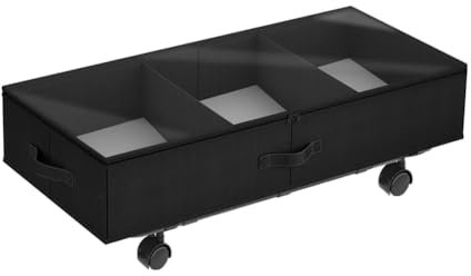 Ohewiiuk -Spind, Aufbewahrungsbox mit Rollen, Bettunterteil-Aufbewahrungsbox, Aufbewahrungsbox, Rollcontainer für Unters Bett