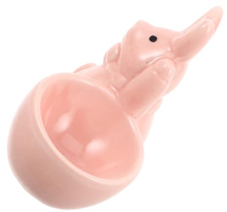 BESTOYARD Porte-Œufs en Céramique Lapin de Style Européen, Mini Coquetier Robuste et Facile à Nettoyer, Décoration Minimaliste pour Repas ou Salon