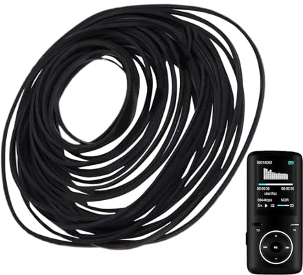 Corizas De Cassette - Bucle De Transmisión De Goma 30x Set, Vintage Tape Gear | Kit De Correa De Reparación De Reproductor Estéreo, Cable De Transmisión De Audio De, Dispositivo Polea Fix, Rue