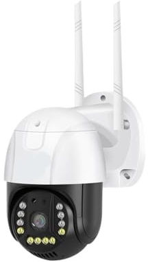 Telecamera di sicurezza IP CCTV con scheda SIM 4G, telecamere di sorveglianza for esterni impermeabili, monitoraggio automatico, audio bidirezionale, monitoraggio del bambino(AU Plug,4G CCTV Add 64GB)