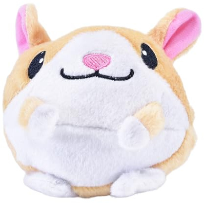 Kögler 26733 - Criceto di Peluche rimbalzante, Alto Circa 14 cm, Peluche con Musica e Funzione Babble, balbetta Tutto e Si muove