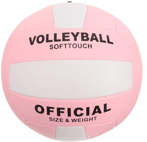 LOEFLIFA Balón de Voleibol Tamaño 5 para Interior, Material Sintético, Cosido a Máquina, Pelota Deportiva de Entrenamiento, Equipo para Juego y Competición en Pista Cubierta, Color
