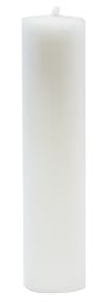 Cereria Di Giorgio - Candela Cilindrica - Diametro 8 cm Altezza 20 cm - Colore Bianco Cloud - Lunga durata