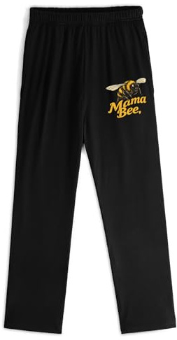 Mama Bee Family Matching Beekeeper Mom Lounge Pants, Casual Home Pants