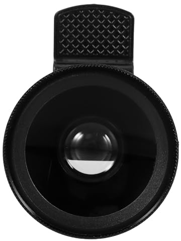 JECOMPRIS Objectif de Téléphone Grand Angle et Macro Clip, Lentille Portable Légère en Matériau Solide, Compatible Plupart des Smartphones, pour Photographie Mobile Professionnelle