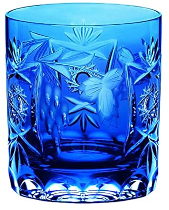 Nachtmann Traube Whiskyglas, Blau, 250 ml, 35892 | Whiskybecher, Kobalt