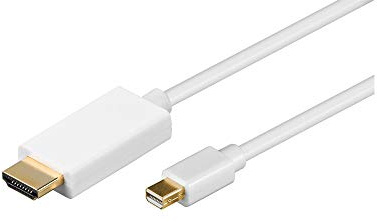 Wentronic - Cable adaptador HDMI a Mini DisplayPort (1 m)