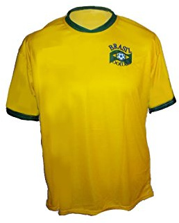 Spielfussballshop Brasilien Trikot Größe XL