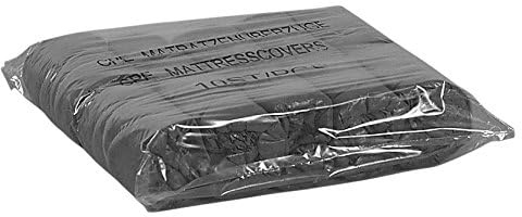 UNIGLOVES 10er-Pack Tischdecken-Couch in Schwarz mit elastischem Matratzenschoner