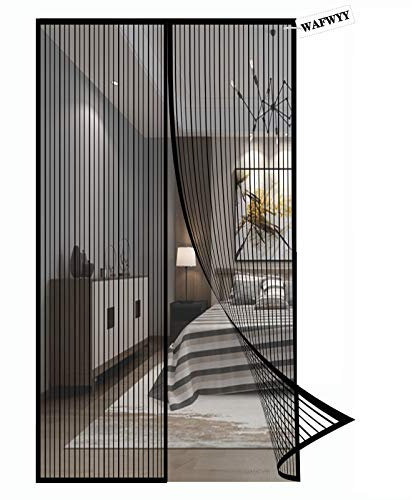 Magnet Fliegengitter Tür Insektenschutz，Magnetisches Moskitonetz，Automatisches Schließen，für Balkontür und Terrassentür.