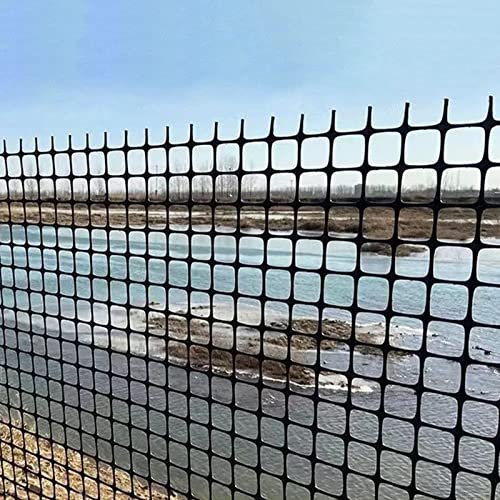 Drahtgitter Maschendraht Gartenzaun Schwarzer Zaun Privatsphäre Bildschirm Hinterhof Schatten Windschutz Mesh, Kunststoff Huhn Draht Rolle, Temporäre Barriere Fechten Wiederverwendbar Hasendraht Volie