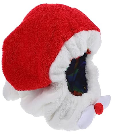 NOLITOY Motorradhelm-weihnachtsmütze Helmbezug für Erwachsene Weihnachtshelmbezug Schutz vor Kratzern Dämpfung von Windgeräuschen Leicht und Tragbar Weihnachtsdekoration für Helm