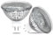 Luxvista MR16 Halogen Light Bulbs, 50W 12V GU5.3 Spotlight Bulb Dimmable, 2 Pin Base MR16 Halogen Spot Light Bulb Warm White 2800K for Landscape Recessed Track Light, 2-Pack
