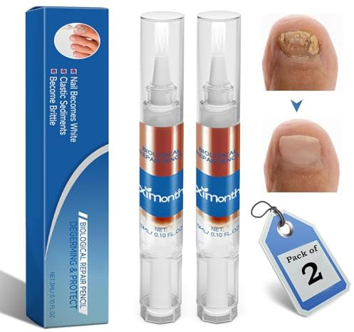 2 Stück Nail Care Pen, Nagelpflegestift Set, schnell & effektiv Nail Health Care, Für gepflegte Fingernägel & Fußnäge