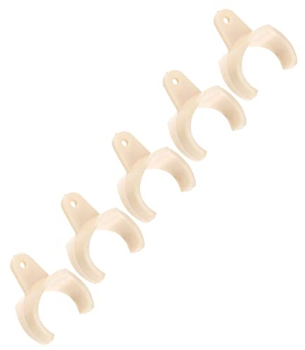 Klarinetten Daumenschutz aus Abs, 5 Stück, Khaki, Instrumentenzubehör | Daumenhalter Klarinette, Blattschraube Klarinette, Fingerauflage für Sopranklarinette