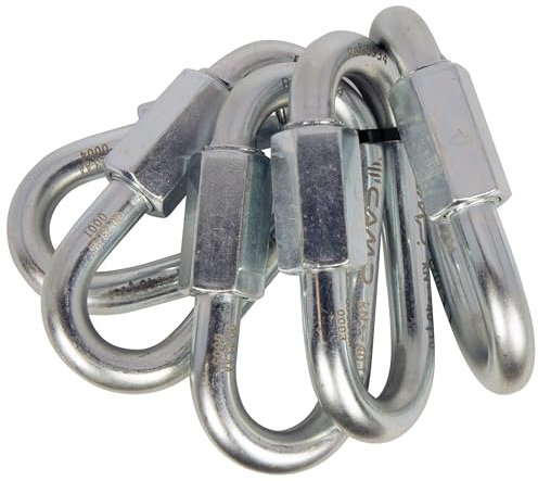 C.A.M.P. - Set 5 Oval Quick Link Steel 8 mm, Gris