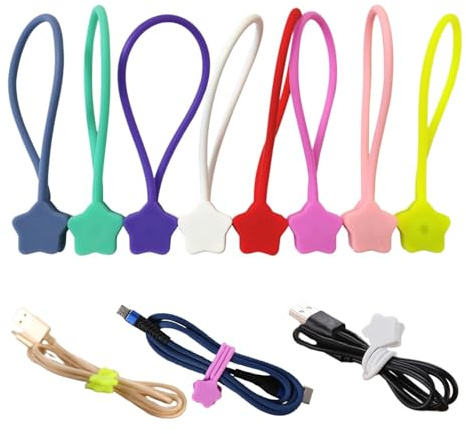Avvolgicavo per elettrodomestici, organizer avvolgicavo per auricolari, materiale in silicone, strumento per la gestione dei cavi per camera da letto, auto, area di lavoro, soggiorno
