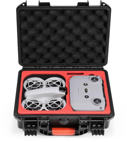 FPVtosky Neo Estuche de Transporte Rígido Impermeable para Accesorios DJI, Estuche de Viaje para DJI Fly More Combo (RC/N3 Controller)