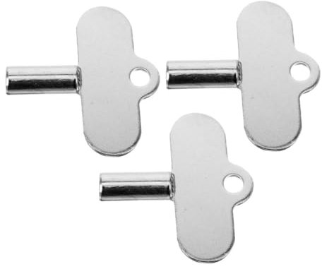 HOMSFOU 3pcs Radiator Bleeding Valve Key Metal Radiator Keys for Air Plumbing Tool Air Bleeder Valve Water