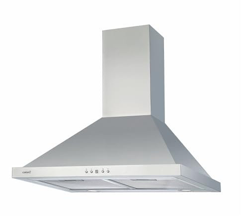 CATA Campana Extractora BETA PRO 7000 X Control Electrónico Temporizador 3 Niveles Extracción 1027 m3/h Nivel Sonoro 64 dB Motor A100 Consumo 380 W Iluminación Led Color Inox