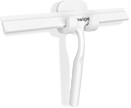 Tergivetro per Doccia - Tiraacqua Vetri Doccia Idrorepellente - Pulisci Vetro Doccia, Finestre e Specchi Senza Foratura