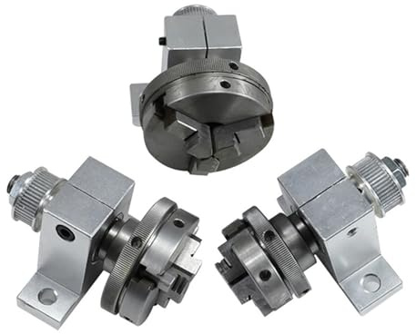 Mandrino for tornio for legno in acciaio a 3/4 ganasce - 65mm, 50mm, 80mm M14 M25 Accessori for macchine utensili for tornitura 1pcs(50 65 Chuck Rod)