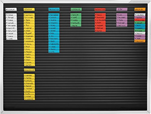 magnetoplan | Streifensteckplaner | 61 Bahnen | BxH 800 x 774 mm | 61 Bahnen, BxH 800 x 774 mm