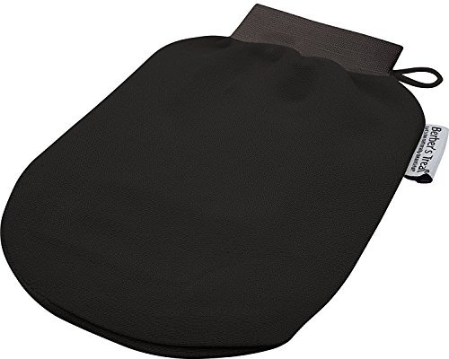 Berber's Treat Kese Peelinghandschuh Körper - Peeling Schwamm und Eingewachsene Haare Behandlung (Schwarz)