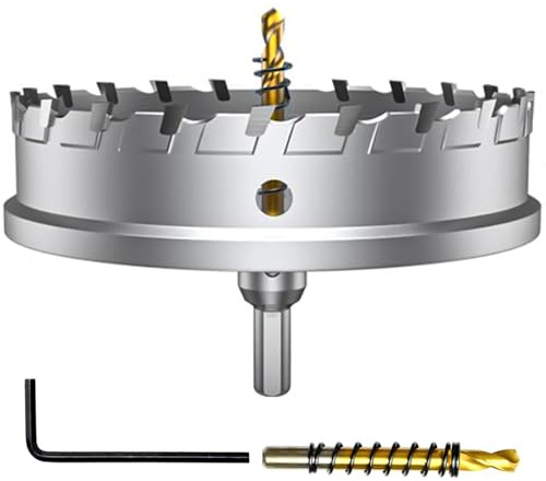 ASNOMY 160mm Lochsäge aus Metall, TCT-Hartmetall-Bohrer, für Eisen, Holz, Kunststoff und Metall