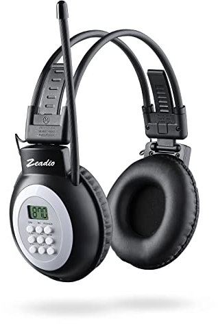 zeadio Headphone Radio, Portable Personal FM Radio Stereo Headset Radio Receiver for Walking, Jogging, Daily Works