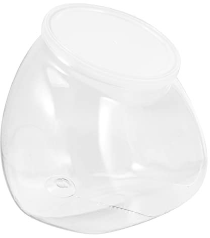 Warmhm 2stücke Transparentes Kunststoffbehälter Mit Deckel Kreative Aufbewahrungslösung Für Süßigkeiten Und Snacks - Für Küche Und Buffet