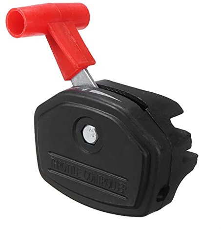 QUENPE 1Pcs Universal 56 Zoll Rasenmäher Gaszug Schalter Kunststoff Legierung Hebel Control Griff Kit Rasenmäher Garten Werkzeuge Griff des Drosselklappenschalters