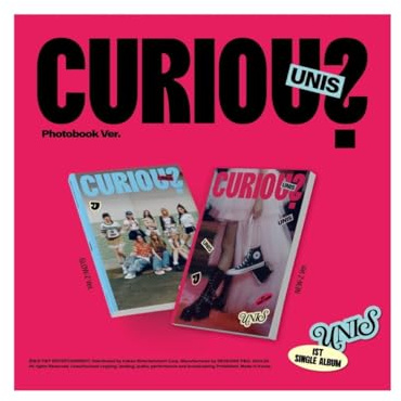 UNIS - 1st Single Album Curious [Photobook Ver.] (Random ver.)