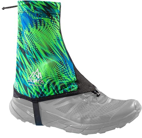 likloks Gamaschen für Wandern, Trailrunning & Outdoor-Abenteuer – Leicht, Atmungsaktiv & Verstellbar – Schützt vor Staub, Schnee & Schmutz