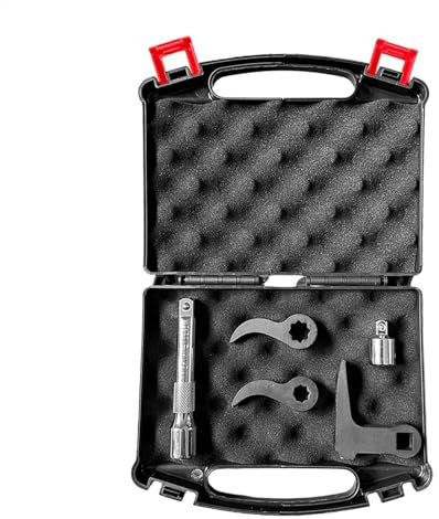 Hebeleisenschlüssel-Adapter, Hebeleisen-Adapter | 5-teiliges Hebeleisen-Adapterkopf-Ratschenadapter-Set,Einstellbares Reparaturwerkzeug mit Verlängerungsstange, Werkzeug zum Entfernen der halben Welle
