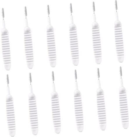 DINHEAROM 30pcs Shower Cleaning Brush Set Plastic Hole Brush for Shower Nozzle Deep Cleaning Prevents Clogging for Bathroom