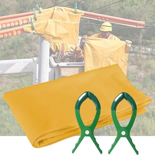 HDYZJQ Tapete Aislante De Alto Voltaje para Trabajos En Altura, Manta contra Descargas Eléctricas/Mantas Aislantes De Emergencia, Almohadilla De Protección(10KV,31 1/2 x 39 3/8 (80x100cm))