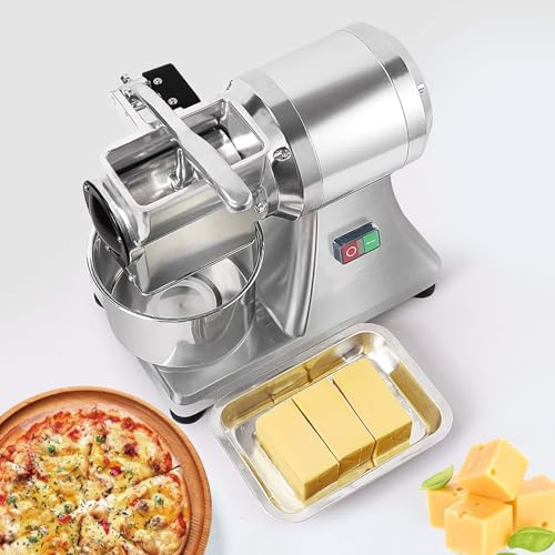 Commercial Electric Cheese Grater Heavy Duty Stainless Steel Shredder for Large Volume Cheese Processing