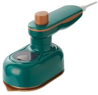 Mini Resestrykjärn Mini Hängande Strykmaskin För Hem, Handhållen Ångjärn För Klädbutik Och Bekvämt för resor och hem(Green)