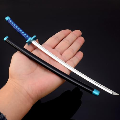 nyyuqi 1/6 Scale 10.23'' Samurai Sword Katana W/Scabbard Metal Fit for 12'' Action Figure Custom （#06）