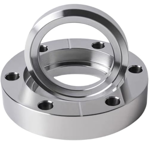 Flangia conflat con foro girevole da 4,5 pollici con 8 fori for bulloni filettati - Raccordo for vuoto UHV in acciaio inossidabile(CF16-3/4)