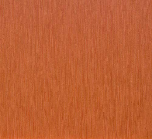 marburg Tapete Orange Struktur für Schlafzimmer Wohnzimmer oder Küche 10,05m x 0,53m Made in Germany