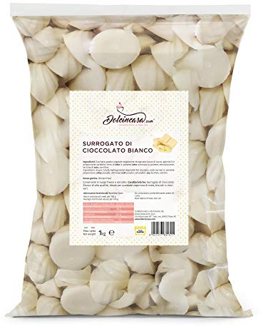 Sabor Chocolate Blanco para Recubrir Pasteles Galletas Choc Dips para Helados y Postres Domésticos y Profesionales Deco Melts Fuentes de Confitería 1 Kg