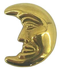 artigianatodaloise - Mezzaluna in Ottone Lucido Piccola Artigianato Arredamento Appendere - Mezzaluna 2