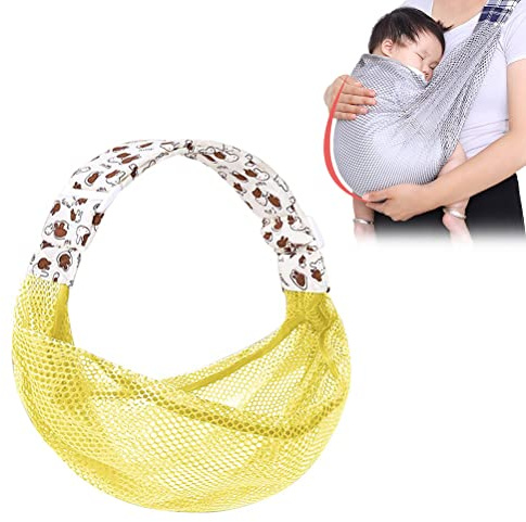 CeFurisy Atmungsaktive Baby Tragetuch, 3D Mesh Baby Tragetuch Wrap für Sommer für Neugeborene, Kleinkinder