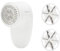Amazon Basics Rasoir anti-bouloches à piles avec 2 lames de rechange - Blanc