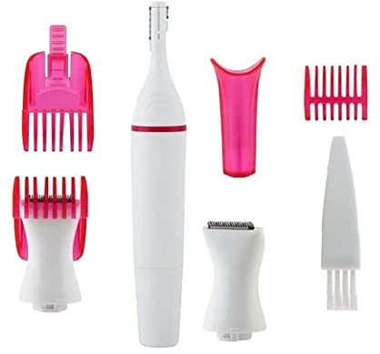 PARENCE. - Tagliacapelli elettrico per donne per corpo e viso – Precisione fine – ascelle/zona bikini/sopracciglia/gambe/braccio/capelli