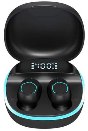 Bluetooth Kopfhörer,Soundos Bluetooth Kopfhörer in Ear mit Mikrofon,Wireless Kopfhörer mit Bluetooth 5.1 Noise Cancelling, Touch Sensoren,IPX7 Wasserdicht, 28H Spielzeit